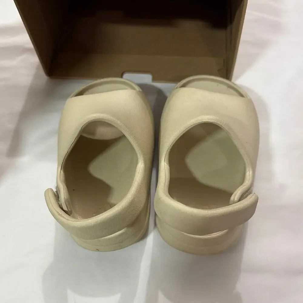 Adidas Kids 5 Toddler Yeezy Slides Bone Designer Comfortable Streetwear Summer